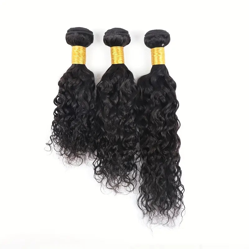 3 bundle Hair Water Wave Human  100% Human Hair