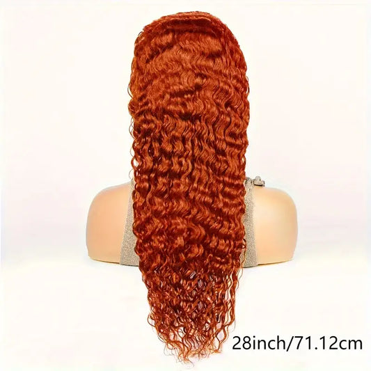 350# Ginger Wig Lace Front Human Hair 13x6